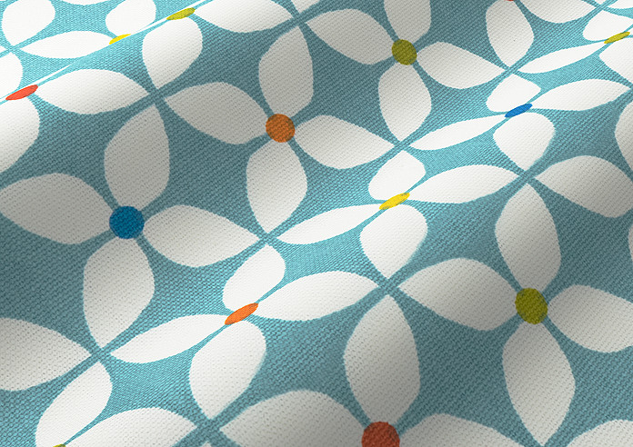 Zap, Azure - Made to Measure Curtains - Image 4